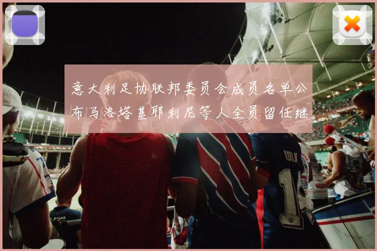 意大利足协联邦委员会成员名单公布马洛塔基耶利尼等人全员留任继续服务